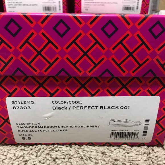 Tory Burch T MONOGRAM BUDDY SHEARLING LOAFER Size 8.5,9,10 - Picture 13 of 16